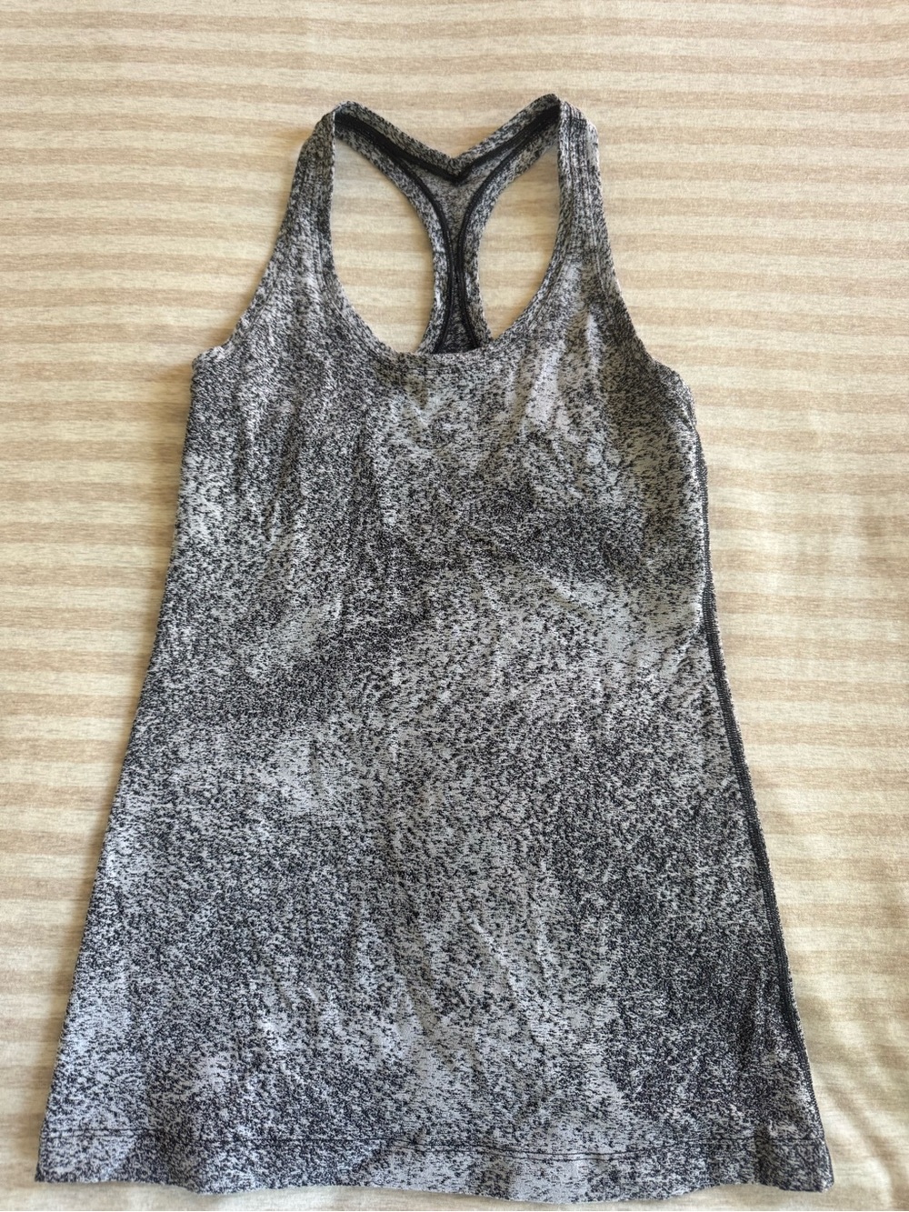 lululemon athletica Heathered Gray Racerback Tank